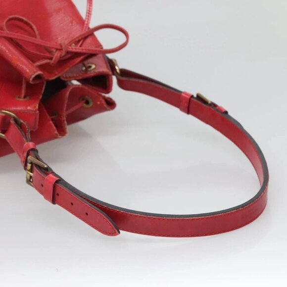 LOUIS VUITTON Epi Petit Noe Shoulder Bag Red M44107 LV Auth 129608 - Picture 8 of 16